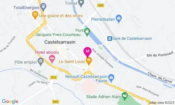 Localisation Mtre Douilhac Claire