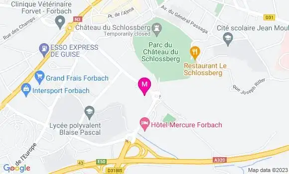 Localisation Mtre Vieu Christine