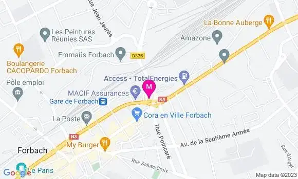 Localisation Mtre François Philippe