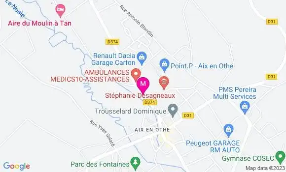 Localisation Mtre Pinchot Déolinda Carla