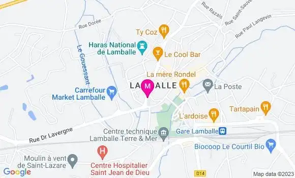 Localisation Mtre Alison Frostin