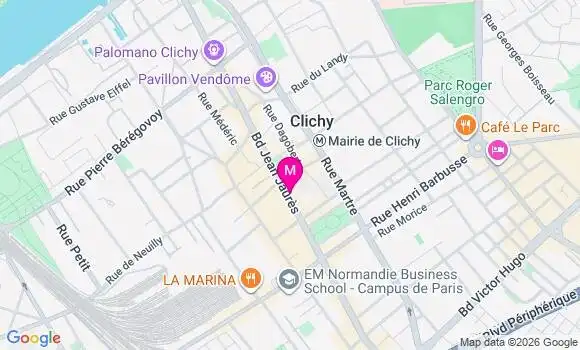 Localisation Mtre Magnien Clémentine