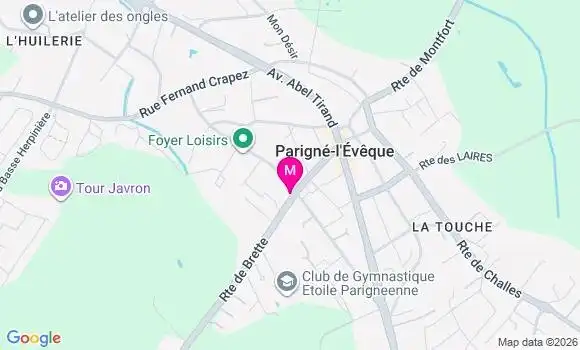 Localisation Mtre Chantepie Lucie