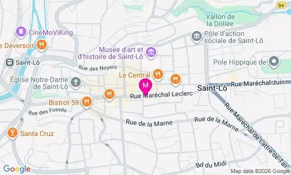 Localisation Mtre Thoraval Léa