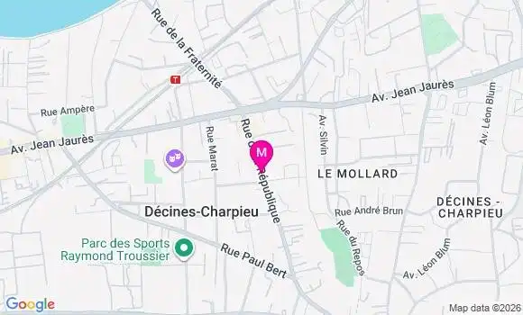 Localisation Mtre Vaudo Johan