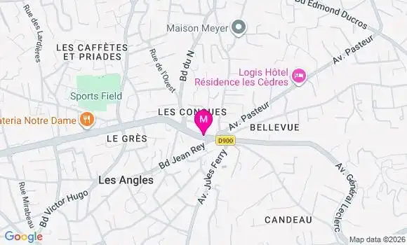 Localisation Mtre Martinel Manon