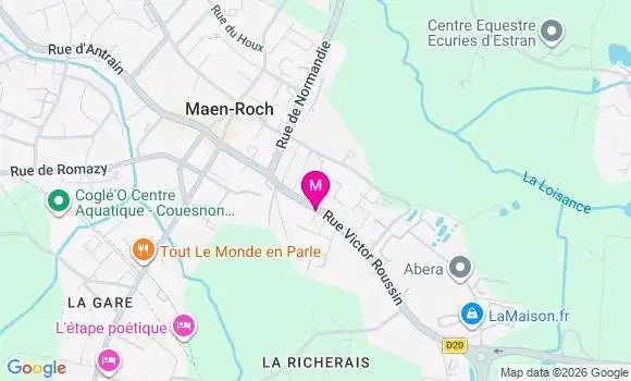 Localisation Mtre Maheu Esneu Quentin