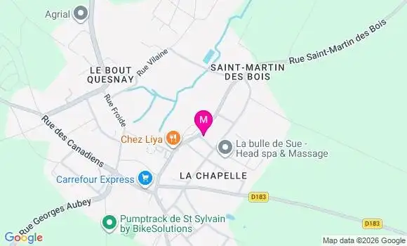 Localisation Mtre Gravelle Constance