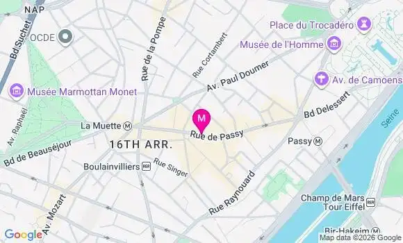 Localisation Mtre Magendie Charlotte