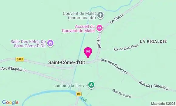 Localisation Mtre Palous Georges
