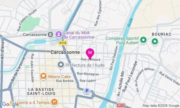 Localisation Mtre Lacena Papaïs Fanny