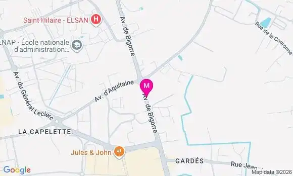 Localisation Mtre Massardi Clara