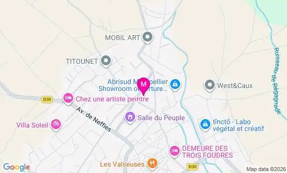 Localisation Mtre Dejardin Pauline