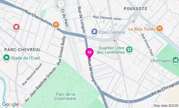 Localisation Mtre Voinet Guylaine