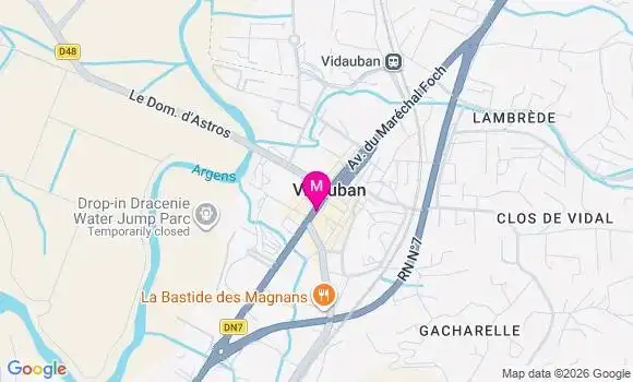 Localisation Mtre Giordani François Xavier