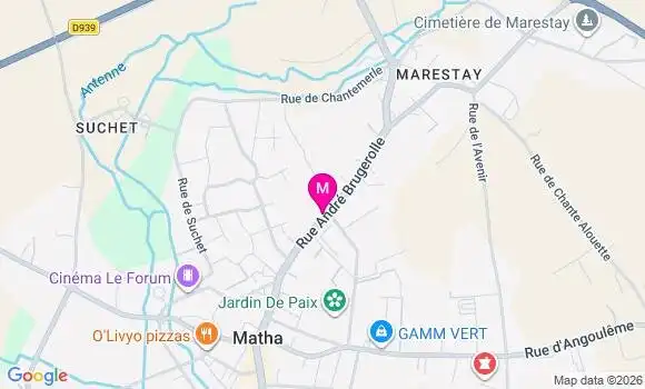 Localisation Mtre Maillochaud François
