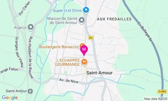 Localisation Mtre Tardy Amandine
