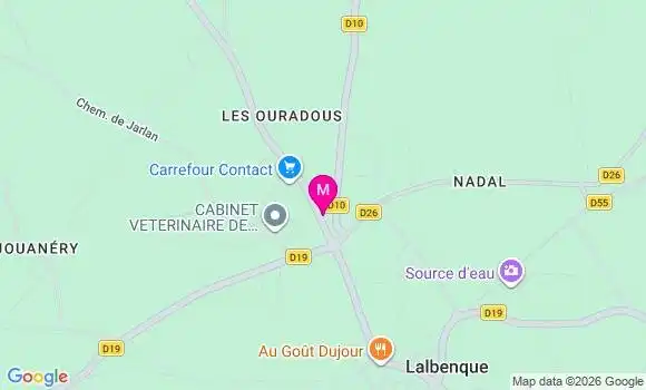 Localisation Mtre Guichard Charlotte