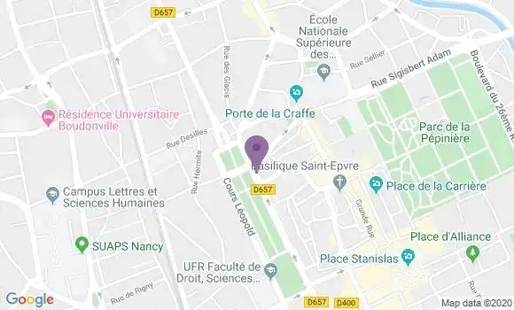 Localisation Mtre Martin Yves