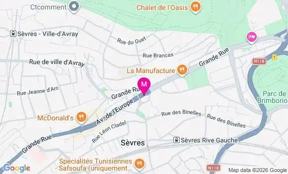 Localisation Mtre Clermont Corderand Laure