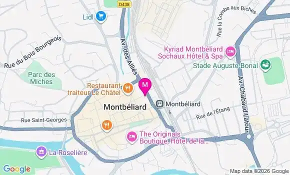 Localisation Mtre Sauget Linda