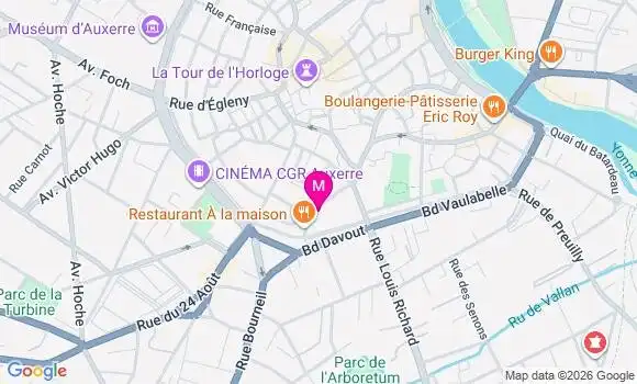Localisation Mtre Moreau Claire