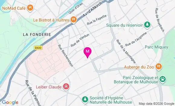 Localisation Mtre Hartmann Emilie