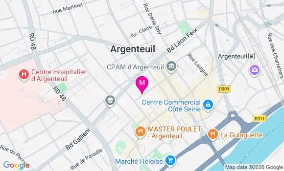 Localisation Mtre Beauchais Pierre Louis