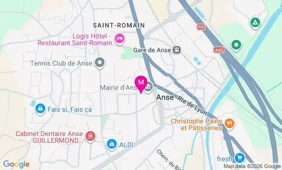 Localisation Mtre Fauron Benjamin