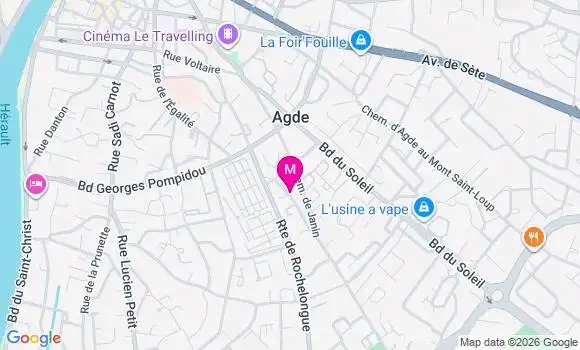 Localisation Mtre Vergely Elodie