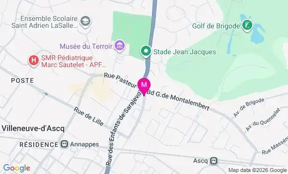 Localisation Mtre Delahalle Justine