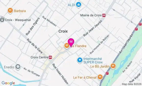 Localisation Mtre Martin Emile