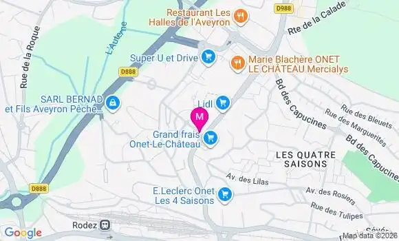 Localisation Mtre Cino Laetitia