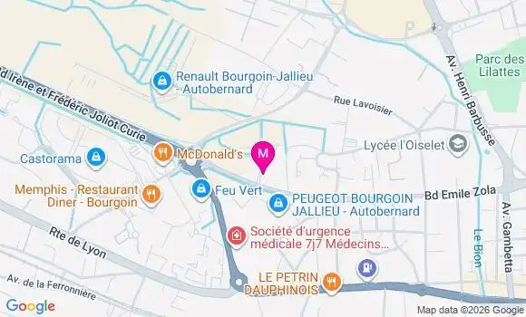 Localisation Mtre Desmartin Adeline