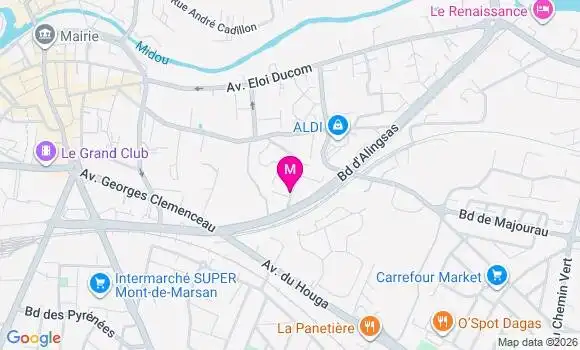 Localisation Mtre Baudoin Malric Audrey