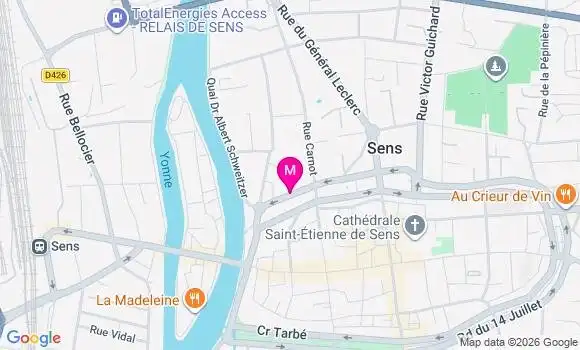 Localisation Mtre Joussely Yseult