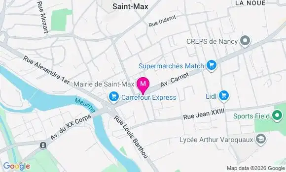 Localisation Mtre Willaume Anne