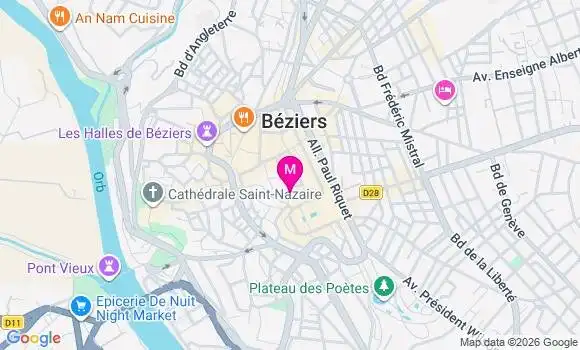 Localisation Mtre Gazagne Anne France