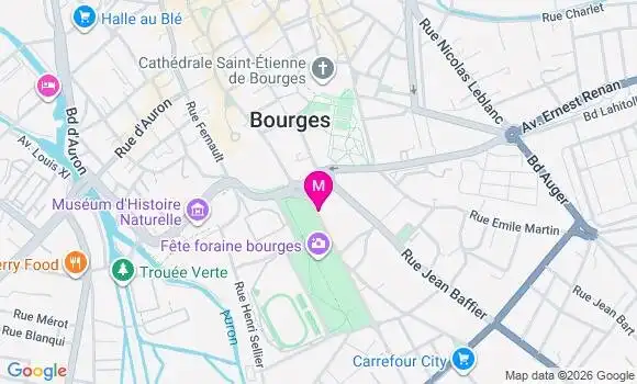 Localisation Mtre Claireau Sandrine
