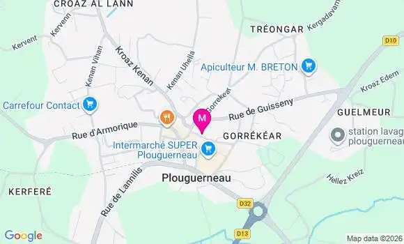 Localisation Mtre Auger Xavier