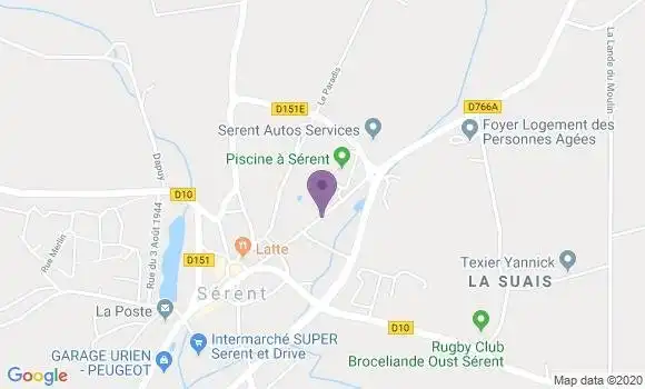 Localisation Mtre Le Bihan Lavignac Paul