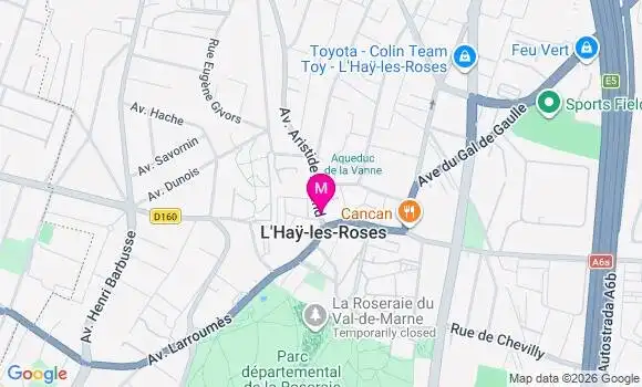 Localisation Mtre Roger Laura