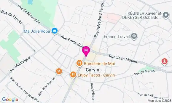 Localisation Mtre Milleville Marie