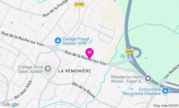 Localisation Mtre Raballand Fabienne