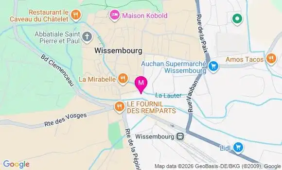 Localisation Mtre Scheer Florentin