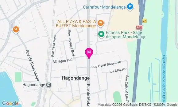 Localisation Mtre Noiré Benoît