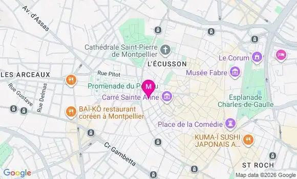 Localisation Mtre Durand Mathilde