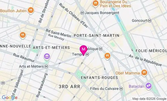 Localisation Mtre Massoulard Charlie