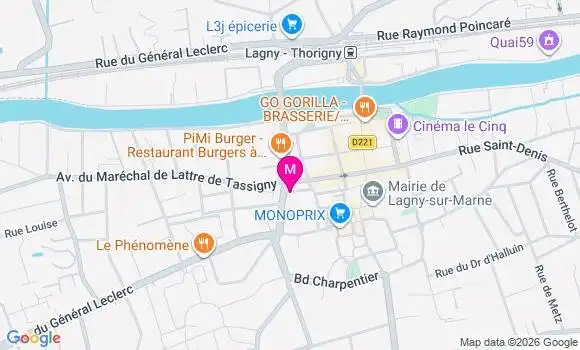 Localisation Mtre Cornilleau Pauline
