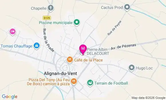 Localisation Mtre Delacourt Pierre Albin